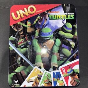 UNO 2013 Teenage Mutant Ninja Turtles Collector Tin Card Game Age 5